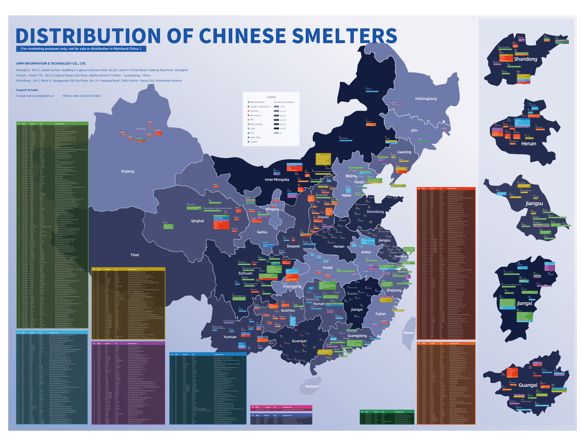 Distribution of Chinese Smelters | SMM - China